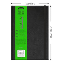 Anupam SketchO Sketchbook Hardbound, Portrait Opening 140 GSM Acid Free Natural Shade Paper (A5 Size 128 Pages)