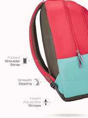Safari Drip School Bag For Girls, Capacity - 36L, 2 Compartments Backpack For kids