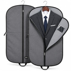 RAAHII 2 piece suit cover, Blazer cover, coat covers with zip for wardrobe storage of suit, jacket, garments, sweaters, saree, pant organizer (hanger not included)