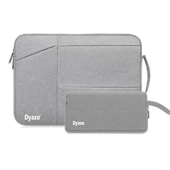 Dyazo 15-15.6 Inch Laptop Sleeve Case | Water Resistant Cover with Charger Pouch & Three Front Pockets | Compatible for Dell, HP, MacBook, Lenovo, Acer, Asus & All Other Notebooks (Black)
