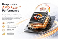 Acer One 15 Smartchoice, AMD Ryzen 3-7320U