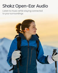 SHOKZ OpenRun Pro 2 Bone Conduction Sports Headphones, Black