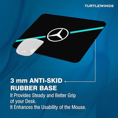 TURTLEWINGS F1 Car on Racetrack Design Mouse Pad