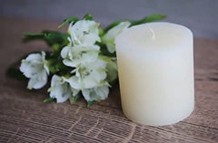 LTYNE Pillar Candle || Size 2 * 2 inch Each || Unscented Pillar Candle || 6 Hours Burning Time || Home Decor || Spa Candle [ Pack of 6 ] (Blue)