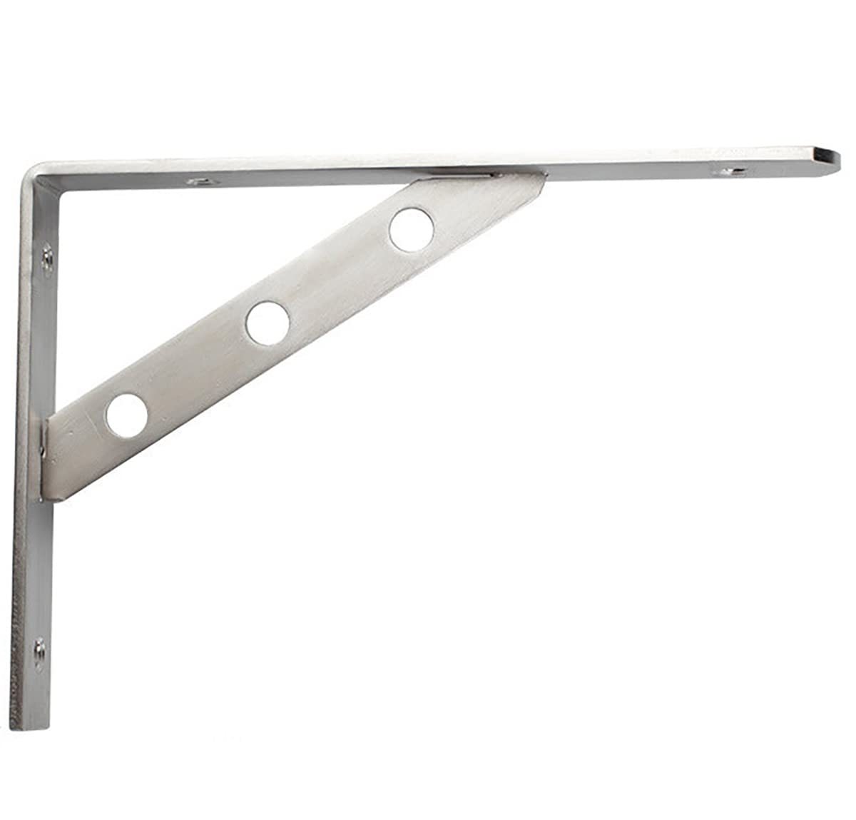 SYGA Stainless Steel Solid Thickened Triangular Bracket Wall-Mounted Rack Partition Support Layer Plate Support Bracket(3MM-245MM-LONG)