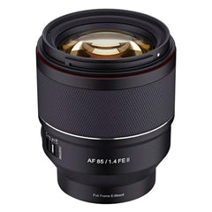 Samyang AF 85mm F1.4 FE II Lens for Sony E, Black