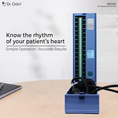 Dr. Odin OLS103 LCD Sphygmomanometer Manual Blood Pressure Monitor with Large Digital Display, Latex-Free Cuff, Accurate Readings, for Clinic & Home Use