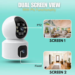 Maizic Smarthome Mini Fox 5MP UHD Wi-Fi Indoor CCTV Camera for Home with Color Night Vision, Motion Tracking, Two Way Talk and Multi Users View