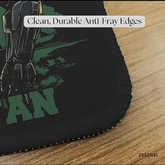 ESSENSI Mouse Pad for Laptop & Desktop | 9x7 Inch Anti-Fray Stitched Edges | Non-Slip Rubber Base | Desk Setup Accessory for Students, Gamers & Professionals (Big Things)