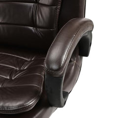 GOYALSON Mesh Back Revolving Chair for Office Home Swivel Desk Chair with Comfortable Seating & Wheels (1, Brown, Standard)