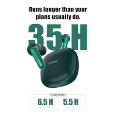 Noise Buds VS402 Gen 2 Truly Wireless Earbuds with 31dB ANC, 10mm Driver, 23H Playtime, Quad Mic ENC, Bluetooth 6.0, Dual Pairing, Volume Scroller, IPX4, Music & Video Modes - (Glacier Mint)