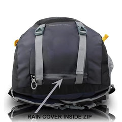 Wesley Spartan Unisex Travel Hiking Laptop Bag fits Upto 17.3 inch with Raincover and Internal Organiser Backpack Rucksack College Backpack