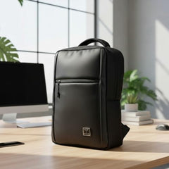 Impulse Empower Elite Laptop Backpack for Men & Women | 25L Polyester School & College Bag | USB Charging Port | Padded Laptop Sleeve | Multiple Pockets with Bottle Holder | Black