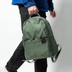 DailyObjects Monkey Shoulder Bag (19L) for Everyday Use| 100% Recycled | Travel/Office Bag | Backpack With Padded Compartment for Upto 14" | Adjustable Straps & Zipper closure - Orange