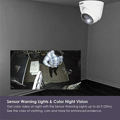 SINLOE 2 MP Color Night Vision Day/Night 24 Hour Full Color Vision 1080P Full HD AHD Indoor CCTV Surveillance Camera Compatible with All 2MP and Above AHD Supporting DVRs, 4 Unit