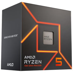 AMD 7000 Series Ryzen 5 7600 Desktop Processor 6 cores 12 Threads 38 MB Cache 3.8 GHz Upto 5.1 GHz AM5 Socket (100-100001015BOX)
