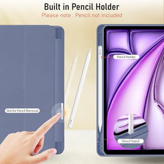 Robustrion Case Cover for iPad Air 11 inch Cover M4 / M3 / M2 / iPad Air 5th Generation Cover/iPad Air 4th Generation with [Pencil Holder] for iPad Air 11 inch M4 M3 M2 /Air 4 5 10.9" - Black