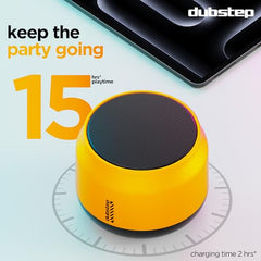 Dubstep Pop 600 Wireless Speaker, 15 Hrs Playtime, 52mm Driver, TWS Pairing, 6W Output Bluetooth Speakers (Grey)