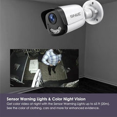 SINLOE 2 MP Color Night Vision Day/Night 24 Hour Full Color Vision 1080P Full HD AHD Indoor CCTV Surveillance Camera Compatible with All 2MP and Above AHD Supporting DVRs, 4 Unit