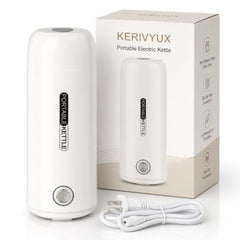 Portable Mini Electric Kettle 400 ml Travel Water Boiler with Fast Heating Function, Compact Hot Water Maker for Tea, Coffee & Milk, Electric Flask for Office, Home, Hotel and Camping