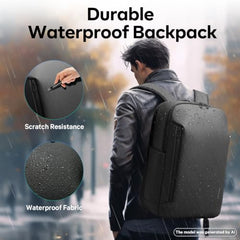 BANGE Durable Business Smart Backpack for Men and Women，can holds 15.6 Inches Laptop Backpack, Waterproof Commute Work Travel Backpack, Flight Carry-On (blue)