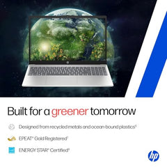 HP 15 Smartchoice, AMD Ryzen 3 7320U (8GB LPDDR5, 512GB SSD) FHD, Anti-Glare, Micro-Edge, 15.6''/39.6cm, Win11, M365 Basic(1yr)* Office24, Silver, 1.59kg, fc0500AU, FHD Camera w/Privacy Shutter Laptop