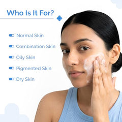The Derma Co 1% Kojic Acid Face Wash | With Niacinamide & Alpha Arbutin | Reduces Dark Spots, Pigmentation & Blemishes | Cleanses & Brightens Skin | Non-Drying Formula | For All Skin Types | 100 ml