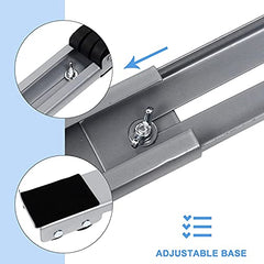 P YU 2025 Adjustable Washing Machine Stand with 24 Wheels | Movable Refrigerator Base | Dryer Roller Bracket | 45-70cm Expandable, 300kg Load | Anti-Slip & Lockable | Locking & Moisture-Proof Design