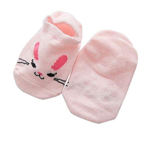 SYGA Baby Boy's & Baby Girl's Ankle Length Cotton Socks (Pack of 4) for 0-6 months (4_KittyBabySocks_Multicolored)