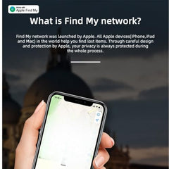 AUSHA Smart Bluetooth Tracker Device|No SIM Needed | Compatible with Apple Find My| Alert & Water Resistant | for Bags, Wallet, Luggage, Keys Finder