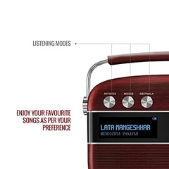Saregama Carvaan Mini 2.0 Marathi (Sadabahar Gaani) - Music Player with Bluetooth/FM/AM/AUX (Sunset Red)
