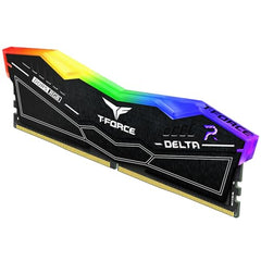 TeamGroup T-Force Delta RGB 32GB 6000MHz (6000MT/s) CL38 Black DDR5 Desktop Gaming Memory, Metal Heatsink, ARGB Sync, ECC, XMP 3.0/EXPO, Compatible With Intel/AMD CPU, High Performance Low Latency RAM