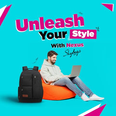Skybags NEXUS LAPTOP BACKPACK (E) BLACK