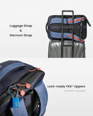 Navigator-T66 Liteway Travel Backpack 43.18 cm(17 Inch)/40L-Olive Green