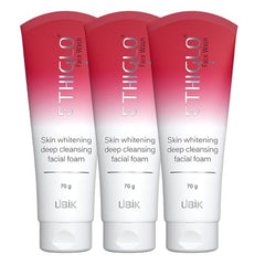 Ethiglo Deep Cleansing Facial Foam Face Wash for Healthy, Soft and Smooth Skin | Removes Dirt, Impurities and Excess Oil | Suitable for normal to oily and acne prone skin | Pack of 5 (70g)