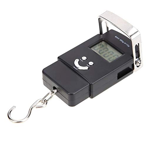 Syga 50 Kg Electronic Balance Digital Fishing Postal Weight Scale Hanging Hook (Black)