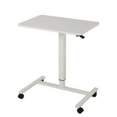 SYGA Height Adjustable Table Desk Standing Computer Desk Lifting Legs Smart Desk (White, 70 X 48 CM)