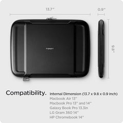 Spigen for MacBook Pro 14 Inch Case M5/Pro/Max (2026) M4/M3/M2/M1/Pro/Max (2025-2021) A3112 A3185 A3401 A2918 A2992 A2779 A2442, Thin Fit Transparent Protective Hard Shell Case, Crystal Clear