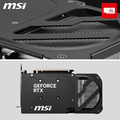 MSI GeForce RTX 5060 Ti 16G Shadow 2X OC Plus Graphic Card - NVIDIA GeForce RTX 5060 Ti GPU, 16GB GDDR7 128-bit Memory, 28 Gbps, PCI Express Gen 5 x16 Interface, Upto 2602 MHz, STORMFORCE Fan