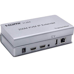 Tobo HDMI KVM Extender Cat5e/6 Rj45 60M USB HDMI KVM Switch Extension Sharing USB Mouse Keyboard Loop IR Compatible with PS-3 PS-4 X-box PC TV-TD-553H.