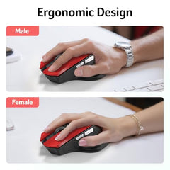 Acer Wireless Mouse for Computer, 6 Buttons 1600 DPI, Large Ergonomic Mouse