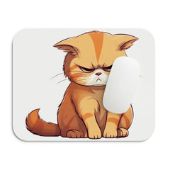 SHERISH Cute Cat (I'm OK) Mouse Pad for PC & Laptop – Waterproof Desk Mat with Funny Cartoon Cat Design, Smooth Cloth Surface & Non-Slip Rubber Base Ideal for Office, Work from Home & Gaming 19x23 cm