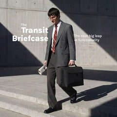 MOKOBARA Transit Briefcase 15.6 Inch Laptop Bag 15L Office Use Black