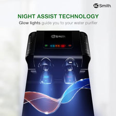AO Smith Z9 Pro Black RO Water Purifier For Home | Ambient & Instant Hot | Copper + Alkaline Water Filter | 100% RO Purifier with Silver Sheild | 10L Storage