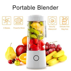 Juicer for Home ^ Lacossi Juicer Mixer Grinder with 1500mAh Battery, 6 Blades 3Gears Fast Blending, 2-Jar Capacity (400ml*2) | 40 Watts Bullet Rechargeable Portable Personal Juicer