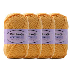Vardhman Cotton Plus Cotton Acrylic Super Bulky Yarn 16 Ply | Pack-1