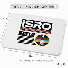 ESSENSI Mouse Pad for Laptop & Desktop | 9x7 Inch Anti-Fray Stitched Edges | Non-Slip Rubber Base | Desk Setup Accessory for Students, Gamers & Professionals (Big Things)