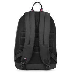 Tommy Hilfiger Unisex Roselle Plus 20L Laptop Backpack - Burgundy & Navy with Trolley Strap - Ideal for College, Work & Travel