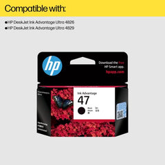 HP 47 Black Original Cartridge