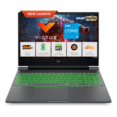 HP Smartchoice Victus, 14th Gen Intel Core i5-14450HX, 6GB RTX 3050, 24GB DDR5(Upgradeable) 512GB SSD, 144Hz, 300 nits, 15.6''/39.6cm, Win11, Office 24, Mica Silver, 2.3kg, fa2303/15tx, Gaming Laptop